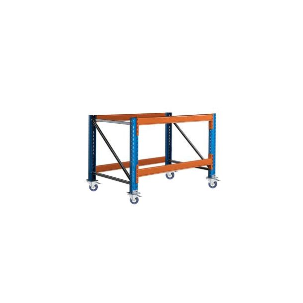 Stow werkbank frame op wielen met rem 1570 x 900 x 950 mm (bxdxh) - 2 niveaus