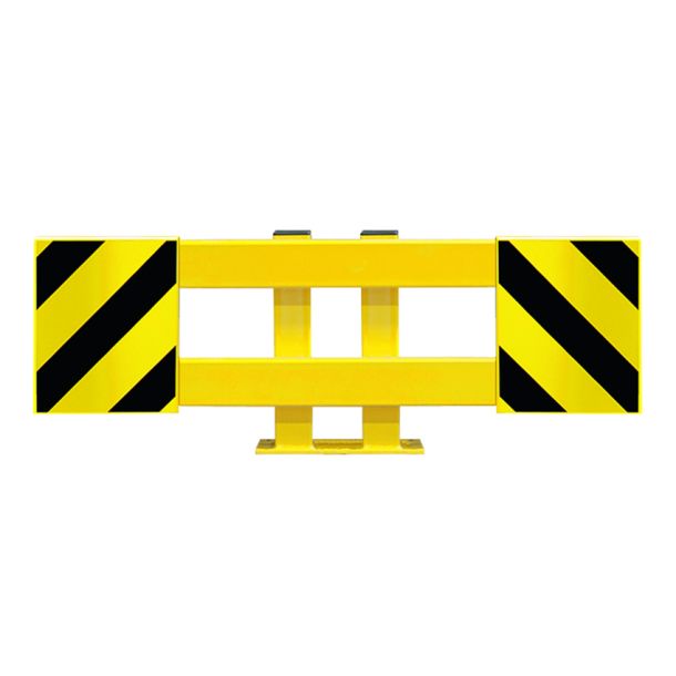 Aanrijdbeveiliging in breedte verstelbaar - 900 - 1300 x 465 mm (bxh)