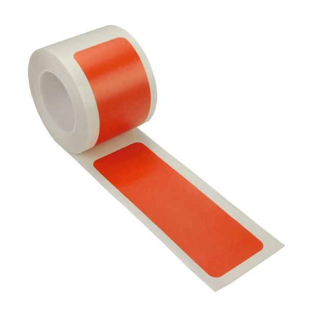 Proline vloermarkering sticker strepen - 25 meter x 75 mm - rood
