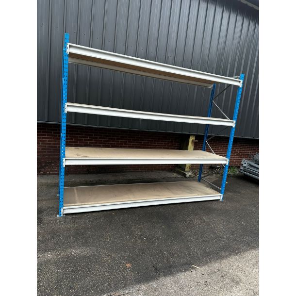 Grootvakstelling gebruikt - 2500 x 3000 x 800 mm (hxbxd) - incl. houtvezellegborden