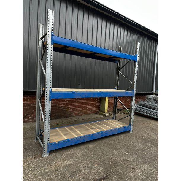 Grootvakstelling gebruikt - 3000 x 2700 x 800 mm (hxbxd) - incl. houtvezellegborden