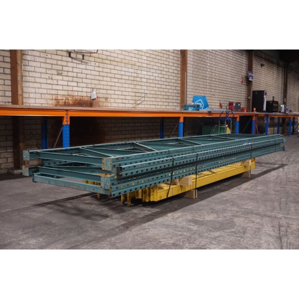 Bruynzeel palletstelling - set 4 staanders + 20 liggers - gebruikt