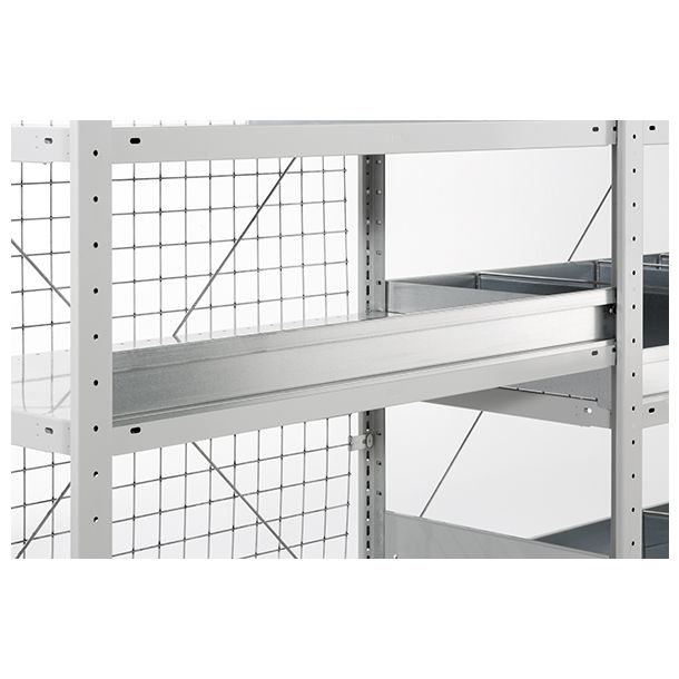 META Clip Legbordstelling voorzetrand - 1300 x 75 mm - verzinkt