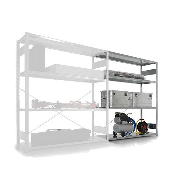 META Clip Legbordstelling aanbouwsectie - 2000 x 1700 x 600 mm (hxbxd)