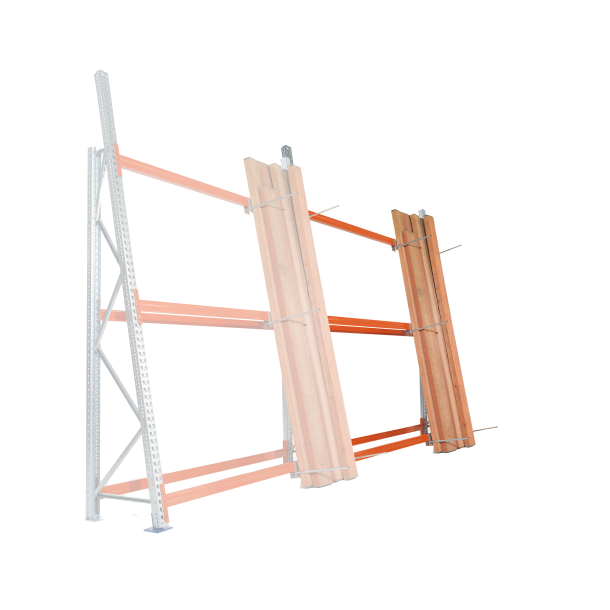 META Multipal A-stelling aanbouwsectie enkelzijdig - 3300 x 2700 x 700 mm (hxbxd)