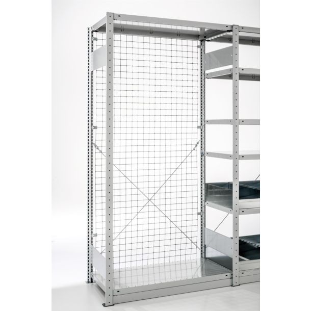 META Clip Legbordstelling achterwand gaas - 3000 x 1300 mm (hxb)