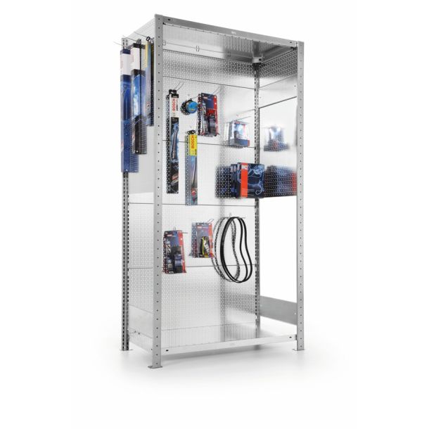 META Clip Legbordstelling perforatie achterwand - 3000 x 1000 mm (hxb)