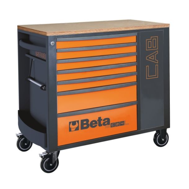 Beta gereedschapswagen verrijdbare werkbank - 7 lades - RSC24L/7