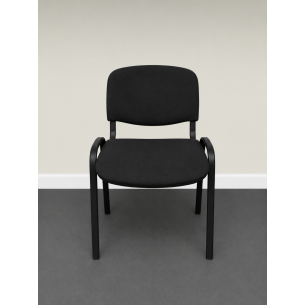 Vergaderstoel - gebruikt - zwart - set van 8 stuks