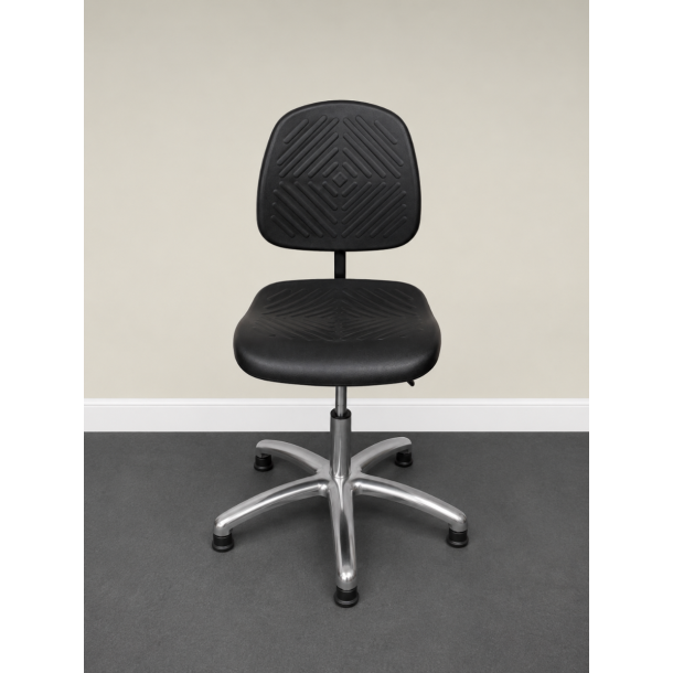 Werkstoel - nieuw - zwart - verrijdbaar