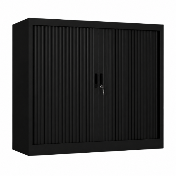 Roldeurkast Small 1050x1200x450 mm (hxbxd) - zwart