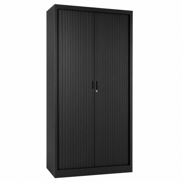 Roldeurkast Large 1950x1000x450 mm (hxbxd) - zwart