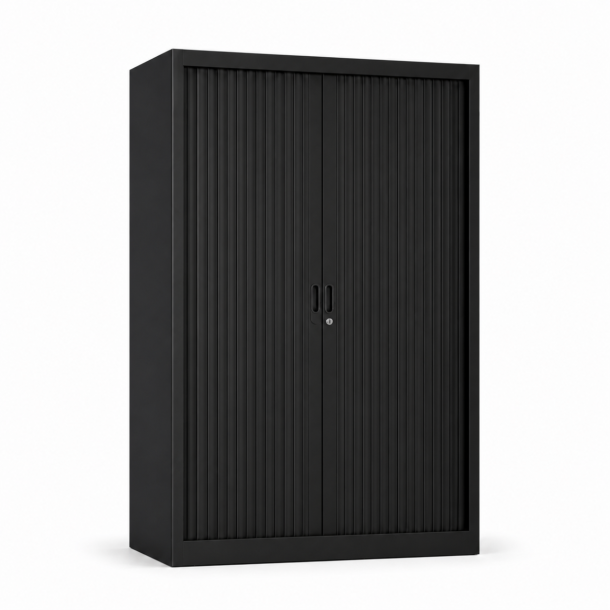 Roldeurkast Extra Large en diep 1950x1200x660 mm (hxbxd) - Zwart
