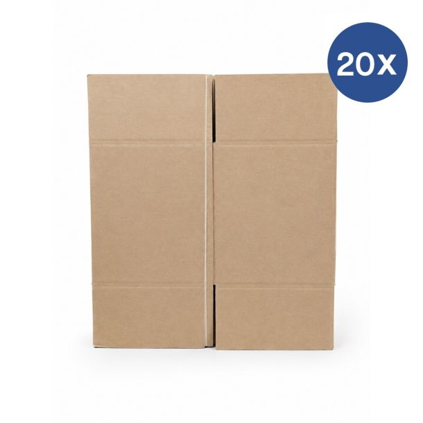 Voordeelset 20x verpakkings dozen 400x400x450 mm - 15 stuks per doos