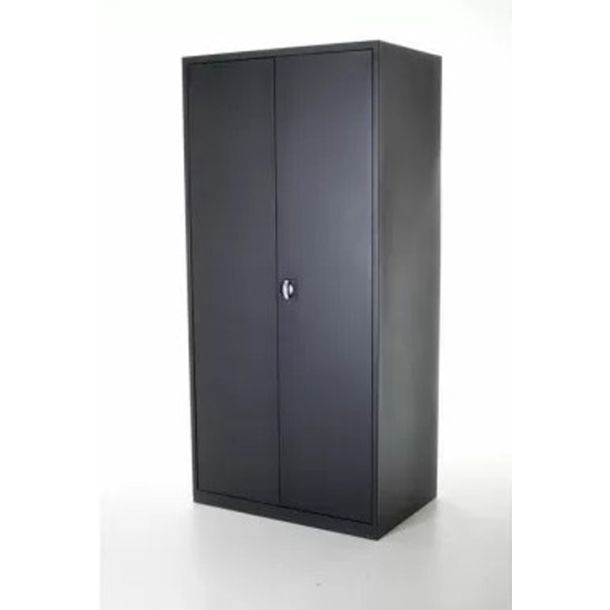 Draaideurkast Extra large 197 x 90 x 60 cm (hxbxd) - Zwart 