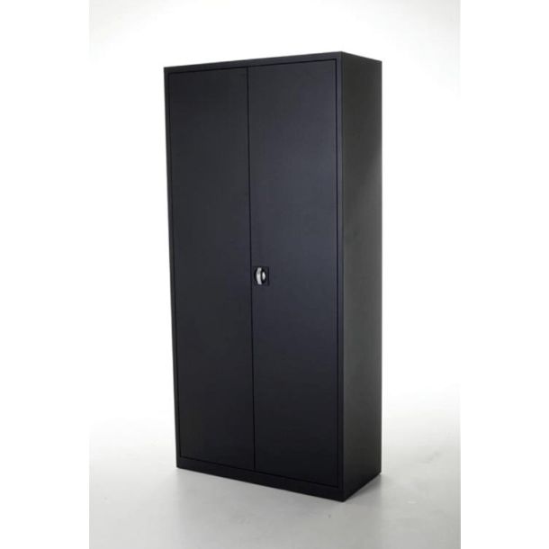 Draaideurkast Large 195 x 92 x 42 cm (hxbxd) - Zwart 