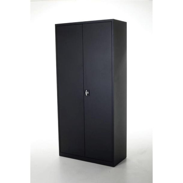 Draaideurkast Medium 180 x 80 x 38.5 cm (hxbxd) - Zwart 