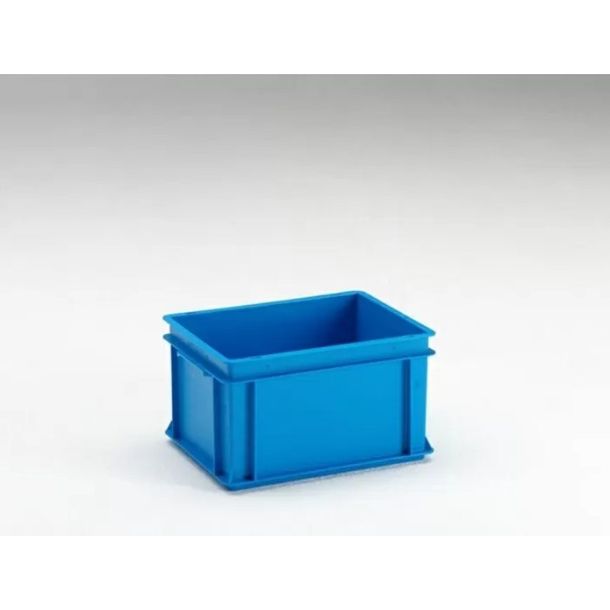 Euronorm stapelbare bak 400 x 300 x 220 mm (lxbxh) - 20 liter - Blauw