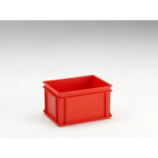 Euronorm stapelbare bak 400 x 300 x 220 mm (lxbxh) - 20 liter - Rood