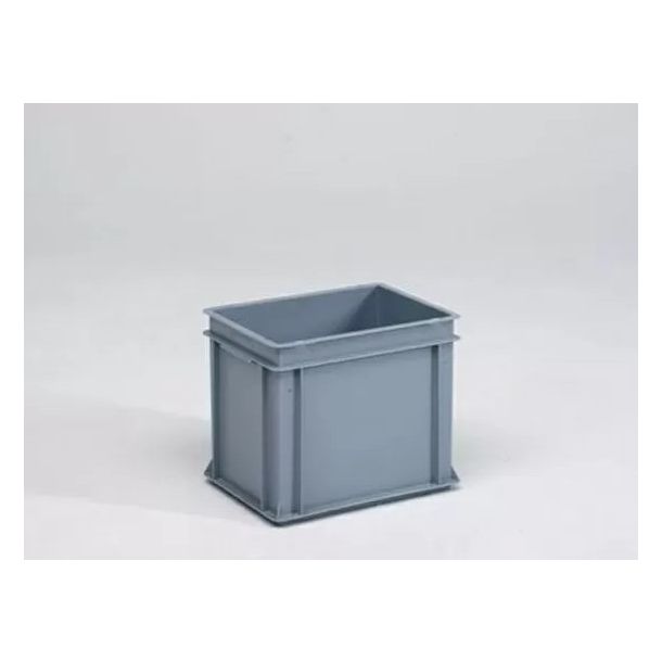 Euronorm stapelbare bak 400 x 300 x 325 mm (lxbxh) - 30 liter - Grijs 