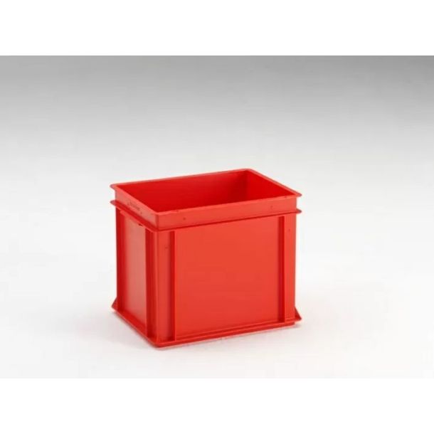 Euronorm stapelbare bak 400 x 300 x 325 mm (lxbxh) - 30 liter - Rood