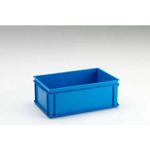 Euronorm stapelbare bak 600 x 400 x 220 mm (lxbxh) - 40 liter - Blauw 