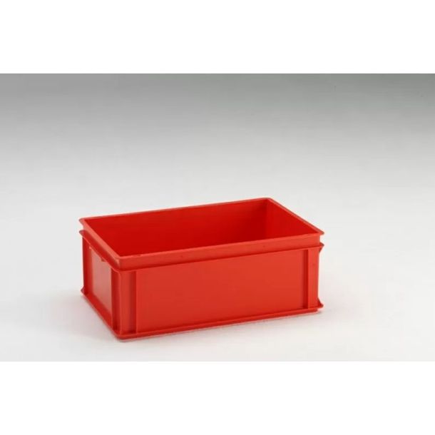 Euronorm stapelbare bak 600 x 400 x 220 mm (lxbxh) - 40 liter - Rood 