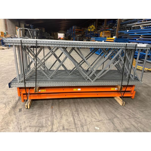 Dexion P90 palletstelling - set 10 staanders + 32 liggers - gebruikt
