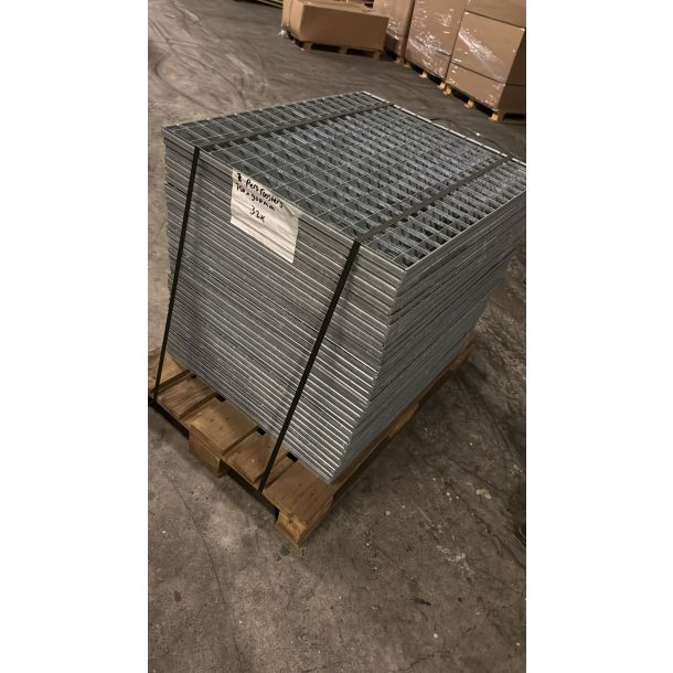 Persrooster - 750 x 900 mm (bxd) - set 32 stuks - gebruikt