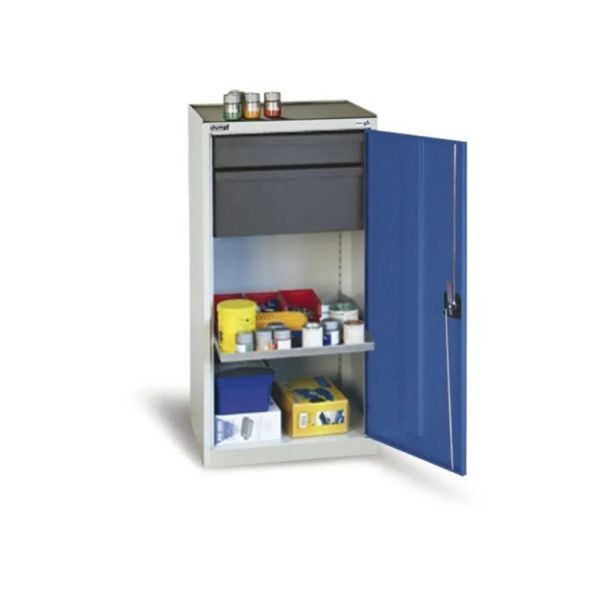 Gereedschapskast met 2 schuifladen - 1000 x 500 x 500 mm (hxbxd)