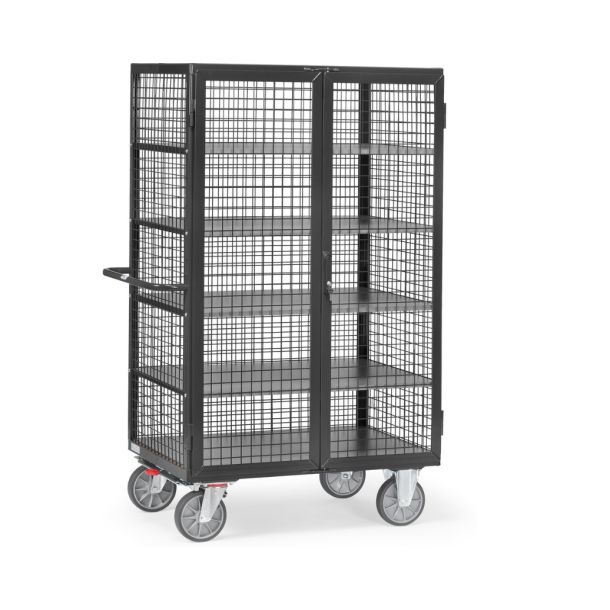 Etagewagen - 1200 x 780 x 1800 mm - volledig gesloten wanden met deur