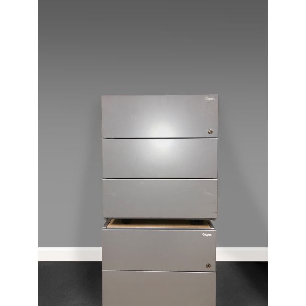 Ladeblok gebruikt - 49 x 42 x 78 cm (lxbxd) - grijs