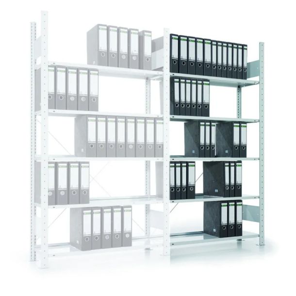META Compact archiefstelling aanbouwsectie - 2200 x 1250 x 300 mm (hxbxd)