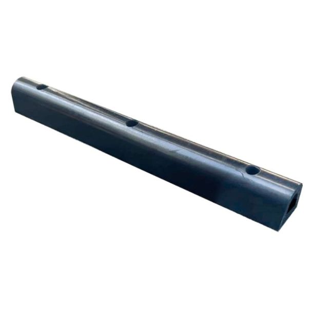 Stootbalk 900 x 150 x 150 mm - zwart