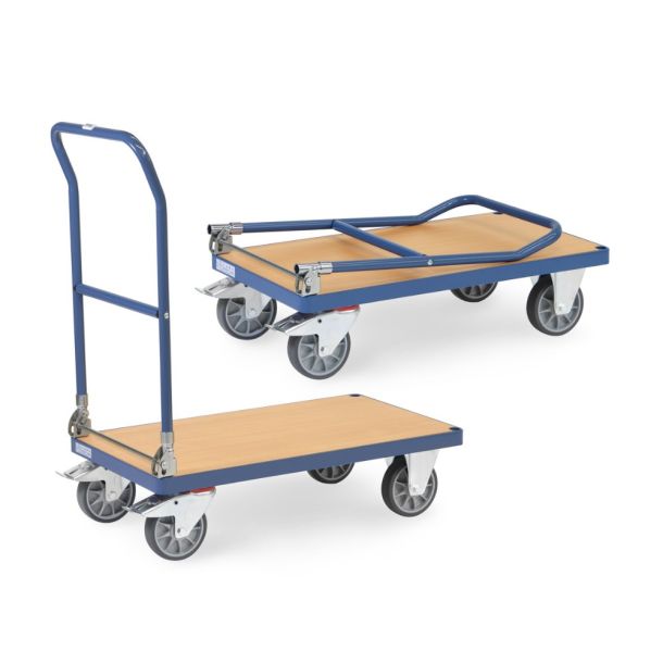 Inkalpbare platformwagen - 850 x 500 x 1055 mm (lxbxh)