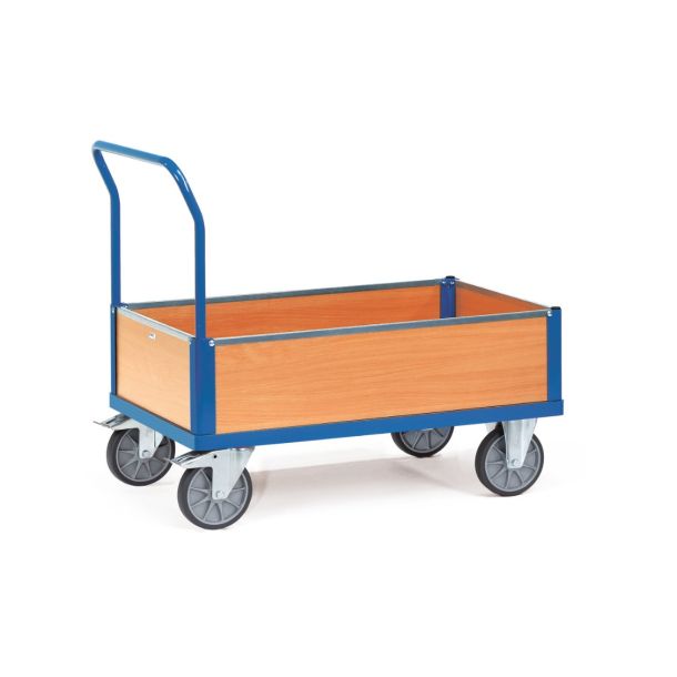Platformwagen met bak - 1200 x 740 x 990 mm (lxbxh)