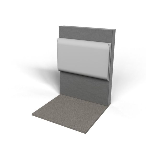 Kunsstof stootrand standaard met tapebevestiging