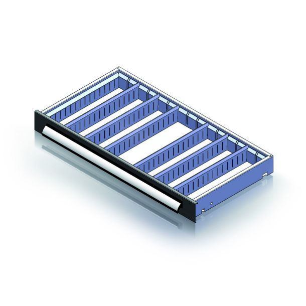 META Clip Legbordstelling diepteverdeling - 200 x 600 mm (hxd)