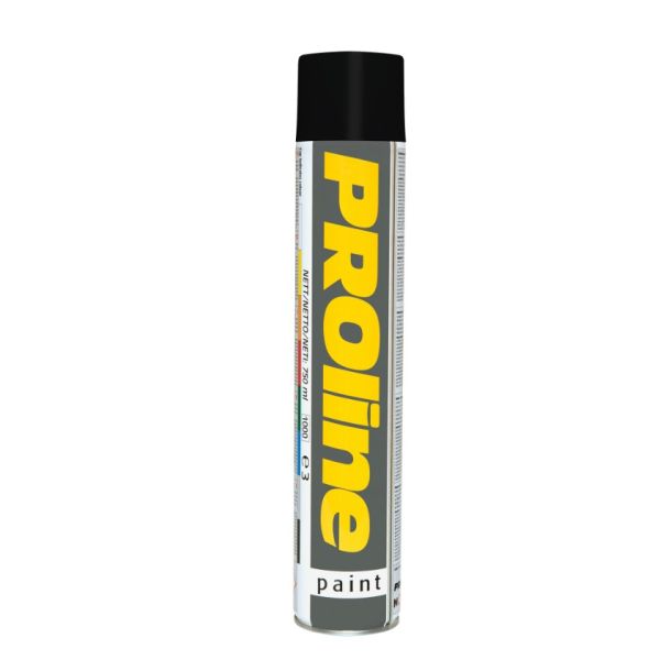 Proline vloermarkering spuitbus - zwart