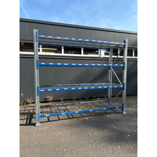 Grootvakstelling gebruikt - 2000 x 2700 x 900 mm (hxbxd) - incl. roosters