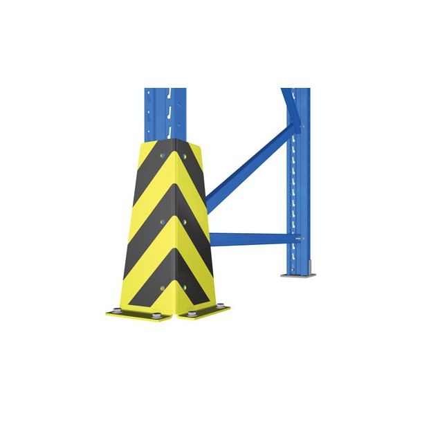 Stow aanrijdbeveiliging hoekbeschermer - geel/zwart