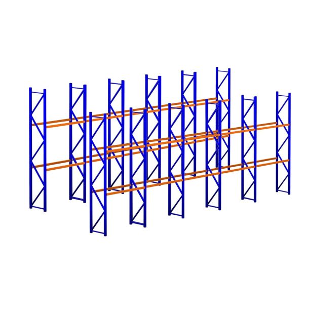 Voordeelset Stow palletstelling - 4000 x 37.200 x 1100 mm (hxbxd) - 2000 kg