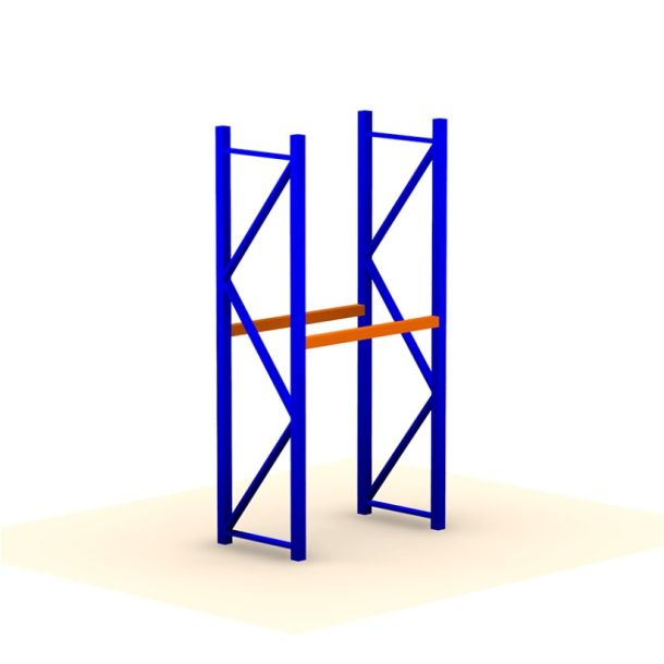 Stow palletstelling basissectie 2000 x 1800 x 1100 mm (hxbxd) 1 niveau - 2400 kg