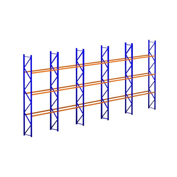 Voordeelset Stow palletstelling - 6000 x 9600 x 1100 mm (hxbxd) - 2400 kg