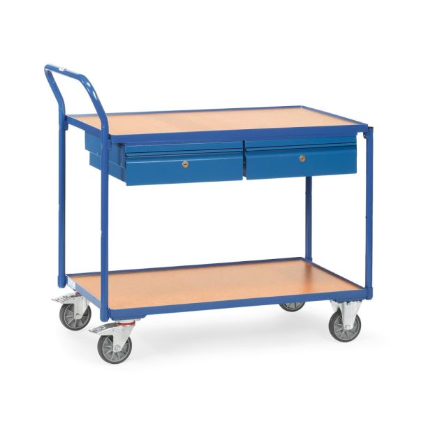 Tafelwagen met lades - 1000 x 600 x 1040 mm (lxbxh)