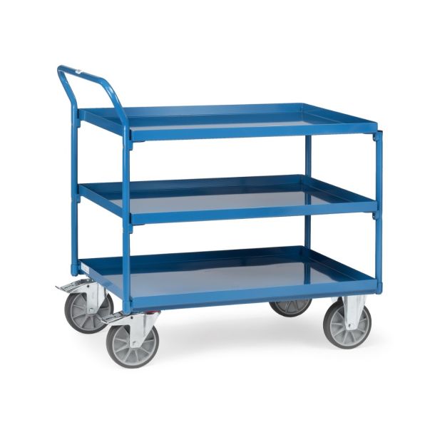 Tafelwagen met lekbak laadvlakken - 1000 x 700 x 1100 mm (lxbxh)