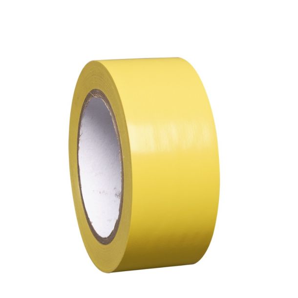 Proline vloermarkering tape vinyl geel - 33 meter x 75 mm