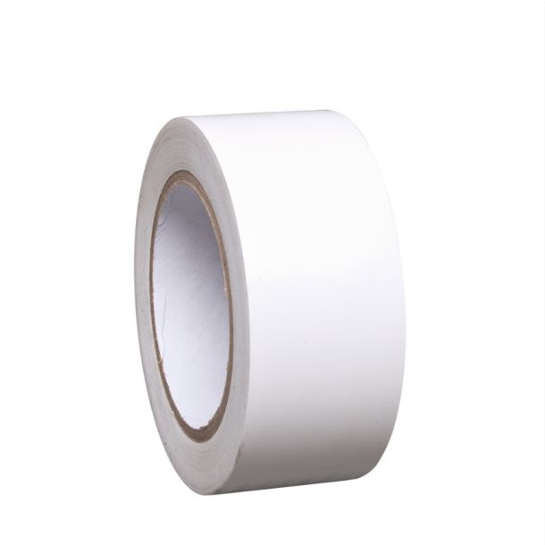 Proline vloermarkering tape vinyl wit - 33 meter x 75 mm
