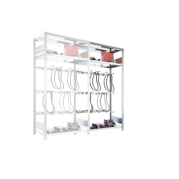 META Clip V-snaarstelling aanbouwsectie - 2000 x 1000 x 500 mm (hxbxd)