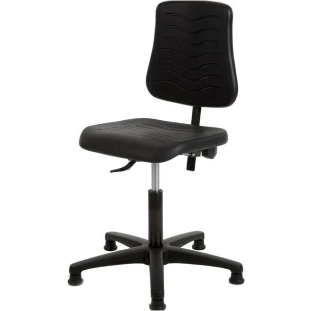 Werkstoel PUR met spinvoet kunststof 41-57 cm hoog